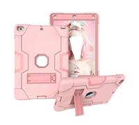 Lanshui Silicone Anti Drop Shell, Protective Cover Suitable for Samsung Galaxy Tab S9+/FE+ SM-X810/X818U 12.4 Inch 2023(Rose Gold+Pink)