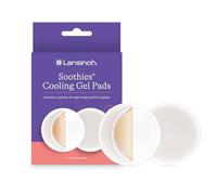 Lansinoh 65005P Sumenta la almohadilla de gel para la lactancia materna, la refrigeración instantánea, el alivio del dolor, el paquete de 2