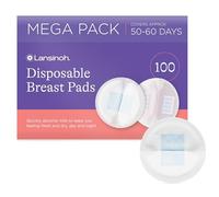 Lansinoh Almohadillas de lactancia desechables, a prueba de fugas y absorbentes, ultra delgadas, absorbentes, almohadillas de lactancia de ajuste discreto, esenciales para lactancia materna, paquete