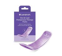 Lansinoh Almohadillas para calor y frío para artículos esenciales posparto, color morado, 2 unidades
