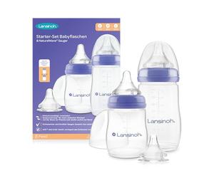 Lansinoh I Starter Set Biberones y Tetinas Natural Wave