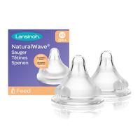 Lansinoh NaturalWave Copa de succión (tamaño XS, flujo de leche muy lento, especialmente para recién nacidos, a partir de 0 meses, 2 unidades)