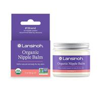 Lansinoh Organic Nipple Balm, Usda Certified, Safe for Mom & Breastfeeding Baby With Coconut Oil & Argan Oil, Soothes Mom’s Nipples, Nursing Essentials