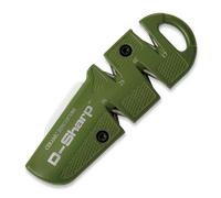 Lansky D-SHARP - Afilador de cuchillos (diamante, cuadrado), color verde