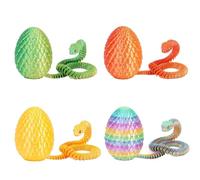 Lansls Juguete De Serpiente Impreso En 3D, Huevos De Serpiente Impresos En 3D, Huevos De Serpiente De Pascua, Animales Impresos En 3D, Regalos para Niños, Decoración del Hogar (D)
