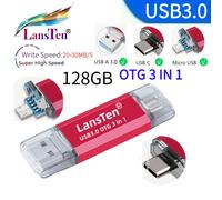 Lansten USB 3.0 Photo Stick 32GB/64GB/128GB Flash de Velocidad para Teléfonos Dispositivos Tipo C/USB C/Tabletas/Samsung Galaxy/Lg/Huawei/Google Pixel