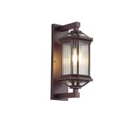 LANTANB Lámpara de pared de metal para exteriores de estilo americano, iluminación antigua para terraza o jardín, luz decorativa para puerta de patio, equipo de iluminación