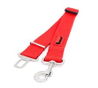 Lantelme Adaptador de cinturón de perro para coches con gancho de cierre de 4,5 cm de ancho, longitud ajustable de 60 a 95 cm, adaptador de cinturón de seguridad para perros, adaptador de cinturón de
