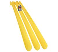 Lantelme Calzador de 65 cm | 3 unidades | con selección de colores | plástico | largo y estable (Amarillo)