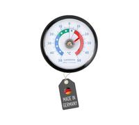 Lantelme Termómetro de frigorífico autoadhesivo con temperatura -50 °C a +50 °C, analógico, negro, para frigorífico, congelador y minibar