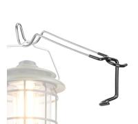 Lantern Hangers Outdoor - Iron Holder Hook Rubber Grip Multifunction Camping Accessory, Heavy Duty Hanging Bracket | Water Bottle Support for Garden Hiking Picnic Yard Fence Patio Backyard