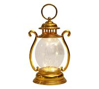 Lantern LED - Lámpara colgante decorativa retro para hogar o exterior | Linterna rústica a pilas con estilo antiguo para camping, senderismo, fiestas y decoración de mesa, 16,2 cm