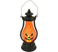 Lantern Light Pumpkin - LED Spooky Party Decor, Portable Fireplace Lamp
