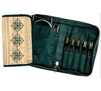 Lantern Moon Conjunto Intercambiable Legacy Aguja Colocar, Madera ébano, Natural, 13cm