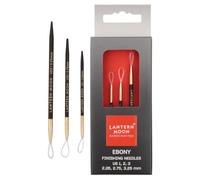Lantern Moon Ebony Wood Finishing Needles-Size 1/2.25mm, 2/2.75mm, 3/3.25mm -LM350622
