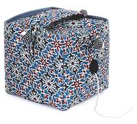 Lantern Moon - Lantern Moon Ajrak Seda Floral Diseño Cubo-Conformado Tejer Afuera Hilo Caja con Manejar - 1 Pedazo