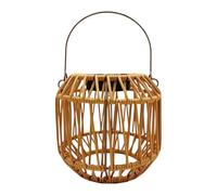 Lantern Solar Outdoor Rattan Woven Lantern, 8.66x5.91 inches, IP65 Waterproof Hangable Light, User Friendly, ideal para jardín, piscina, patio, balcón, patio, decoración de camino trasero
