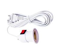 LANTERNA - Acondicionador de tensión de 8,2 pies con conector Cons Cons Cons Cable | Adaptador AD incluso E27 | Iluminación externa decorativa ideal y uso doméstico