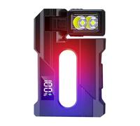 Lanterna LED Portatile - Illuminazione Notturna Esterni | Torcia Da Campeggio Rotante, Lanterna LED Portatile Per Esterni, Angolo Regolabile, Illuminazione Notturna Per Corsa, Manutenzione Veicoli, Pa