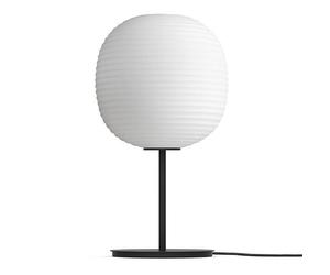 Lanterne Lámpara de Mesa Mediana Negro mate/Vidrio Opalino Blanco Mate