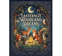 Lanternlit Woodland Dreams: A Cozy Fantasy Coloring Book Featuring Enchanting Woodland Creatures