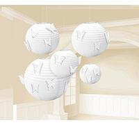 LANTERNS PPR WHITE W ATTCH
