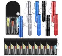 Lanties Juego de mini llavero con destornillador y linterna, regalo para el día de San Valentín, para hombres, adultos, empleados, compañeros de trabajo, a granel para hombres y padres, no incluye