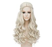 Lanting Alice Through The Looking Glass?alice In Wonderland 2 White Cosplay Party Fashion Anime Human Kost Full Wigs The White Queen