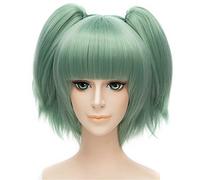 LanTing Cosplay Peluca Assassination Classroom Green Clip Styled Woman Cosplay Party Fashion Anime Human Costume Full wigs Synthetic Cabello Heat Resistant Fiber
