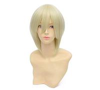 Lanting Cosplay Wig Black Butler Alois Trancy Blonde Wigs Corta Styled Frauen Cosplay Party Fashion Anime Human Costume Wigs Style 1