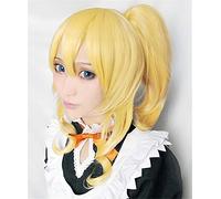 Lanting Cosplay Wig Lovelive Ayase Eli Gold Wigs Corta Styled Frauen Cosplay Party Fashion Anime Human Costume Full Wigs Style 2