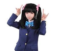 Lanting Cosplay Wig Lovelive Yazawa Niko Black Styled Frauen Cosplay Party Fashion Anime Human Costume Full Wigs Style 5