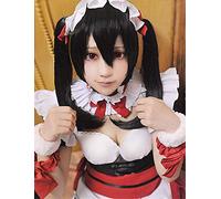 Lanting Cosplay Wig Lovelive Yazawa Niko Black Styled Frauen Cosplay Party Fashion Anime Human Costume Full Wigs Style 3