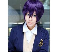 Lanting Cosplay Wig Noragami Yato Yaboku Purple Wigs Corta Cosplay Party Fashion Anime Human Costume Full Wigs Yato Yaboku