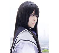 Lanting Cosplay Wig Puella Magi Madoka Magica Akemi Homura Long Wigs Cosplay Party Fashion Anime Human Costume Full Wigs Style 4