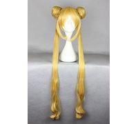 LanTing Peluca Sailor Moon Tsukino Usagi Gold Styled Woman Cosplay Party Fashion Anime Human costume Full Wigs Synthetic Hair Heat Resistant Fiber Hair
