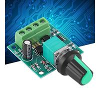 LANTRO JS 1pc PWM Controlador de Velocidad del Motor, 1.8v 3v 5v 6v 7.2v 12v 2A Motor Velocidad Controlador 1803BK, Ajustable Regulador de Voltaje Módulo de Accionamiento para Motor