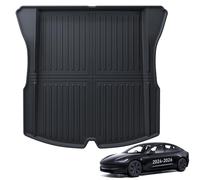 LANTU Alfombrilla del Maletero para Tesla Model 3 2024-2026 Alfombrilla Protectora TPE para Todo Clima Trasera, Antideslizante e Impermeable para Tesla Model 3 Highland Accesorios