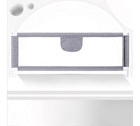 LANTUS Barrera de Seguridad Bebe Tall 200cm Protector Cama Niños - Cama Infantil con Divertido Diseño | Medidas-2 m - Gris