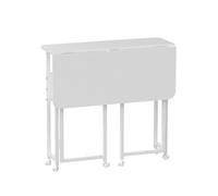 LANTUS Escritorio de Computadora, Mesa de Oficina, Punta de Sofá con 4 Ruedas Bloqueables, Mesa de Cama, Ideal para Cama y Sillón, Bandeja, 80 x 58 x 75 cm - Blanco