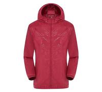 Lanunlly Chubasquero Para Mujer Viaje Impermeable Chaqueta Cortaviento Transpirable Con Capucha Gabardina Cortavientos Chaquetas Ligera Con Cremallera Deporte Poncho Lluvia Para Acampada Ciclismo