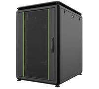 Lanview 19" 16U Rack Cabinet 600 x 1000mm Data Line para Oficina y Sala de Servidores, Armario de Red de Pie
