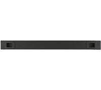 Lanview 1U 19 Snap Locking Blank Panel Black, RAB300BL (Panel Black)