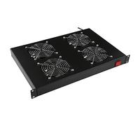Lanview 4 FANS, ANALOG THERMOSTAT RACK MOUNT FAN MODULE 1U, RAF315BL (RACK MOUNT FAN MODULE 1U)