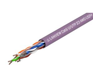 Lanview lvn122150 cable de red púrpura 305 m cat6 u/utp (utp)