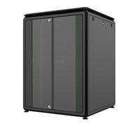 Lanview Rack Cabinet 19" 20U 800x800mm, Armario de Red de Datos con Puerta de Cristal Templado y Gestión de Cables