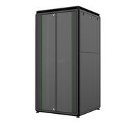 Lanview Rack Cabinet 19" 32U 800x800x1608mm - Puertas de Cristal y Metal, Paneles Laterales Desmontables, Gestión de Cableado