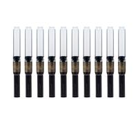 Lanxivi Jinhao - Convertidor de tinta de metal para pluma estilográfica, paquete de 10, apto para Jinhao, Baoer, Fuliwen Pen, Duke y 95% bolígrafo chino