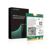 LANYAO Tarjeta inalámbrica WiFi 6E AX210 NGW M.2 2230/NGFF WiFi 6E Módulo portátil con Bluetooth 5.3, adaptador de chip WiFi AX210 de triple banda de 5400 Mbps, latencia ultrabaja, compatible con