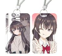 Lanyard Animado Portatarjetas - 2 Piezas Alya Sometimes Hides Her Feelings in Russian Alisa Maria | Para Escuela, Oficina, Tarjeta de Transporte Bus (4)